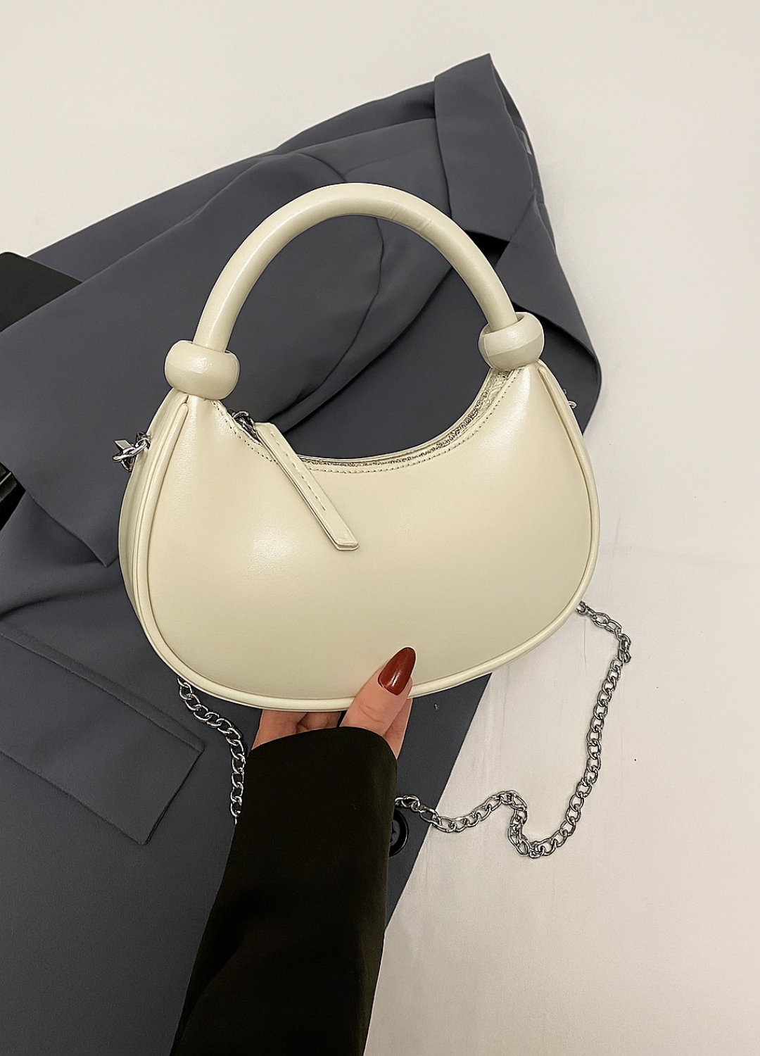Bolsa de Couro Alvinna + FRETE GRÁTIS