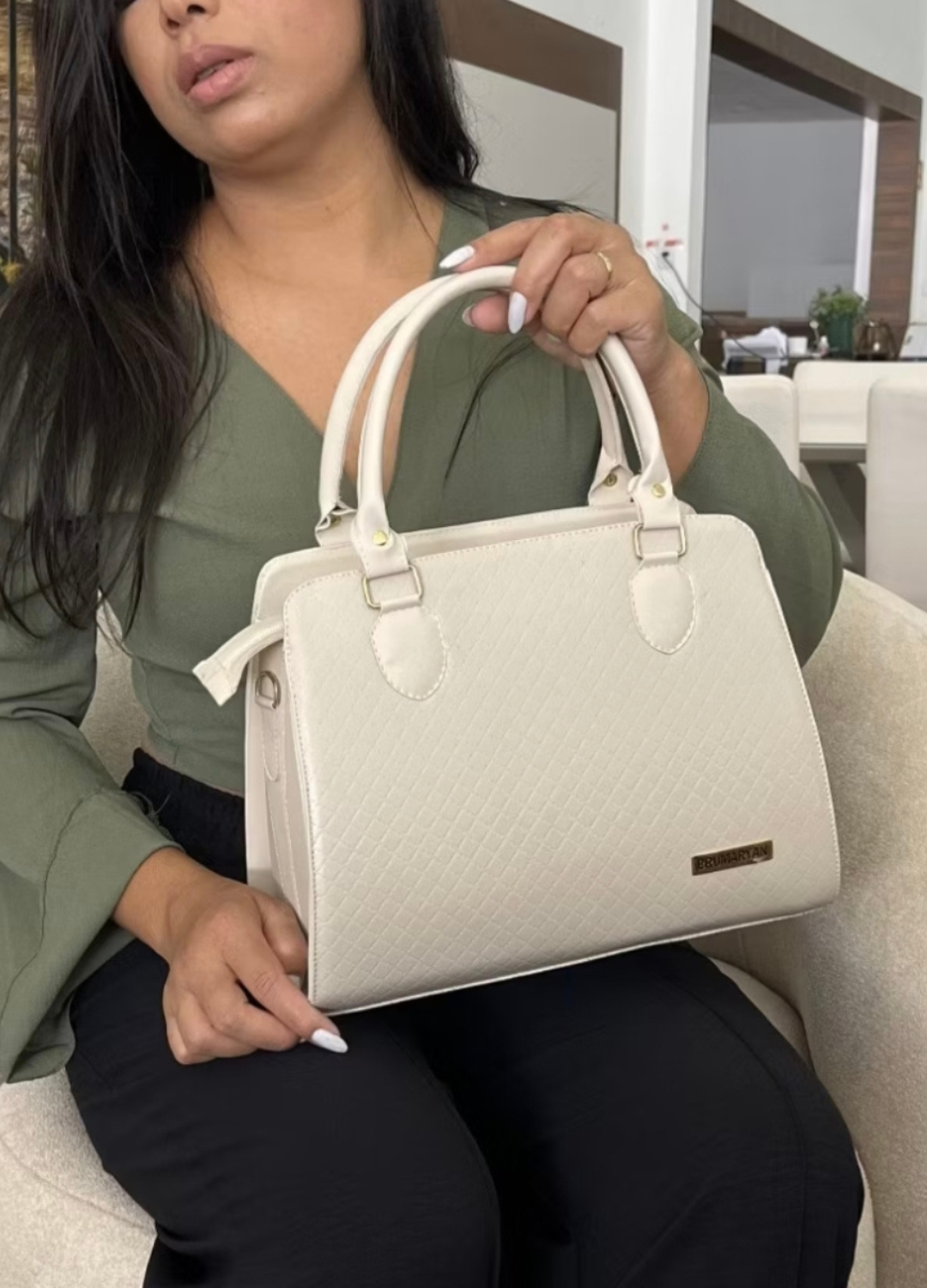 Bolsa Quadrada Luze - FRETE GRĂTIS