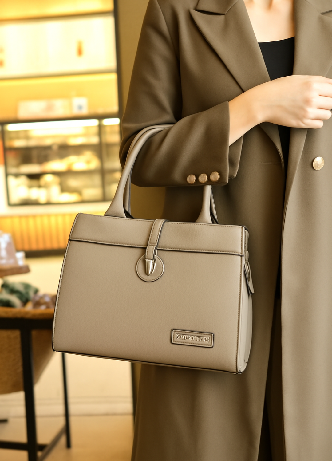 Bolsa Feminina Clarisse Noir - Exclusiva +Frete Grátis
