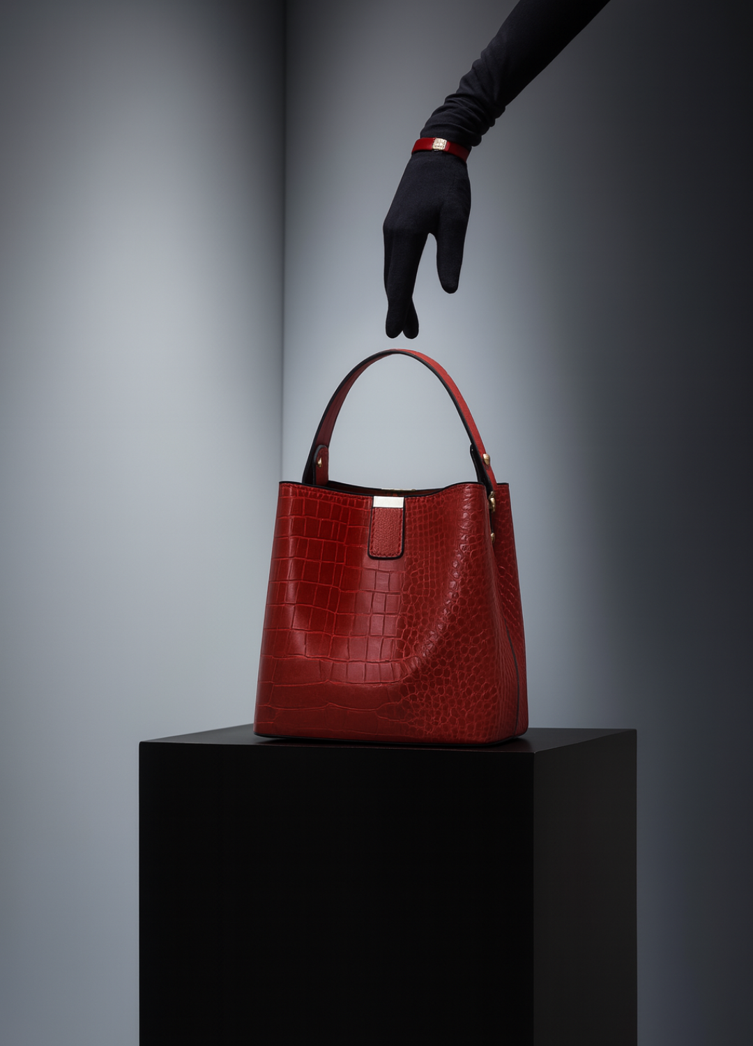 Bolsa Granfina Croco Luxe - FRETE GRÁTIS