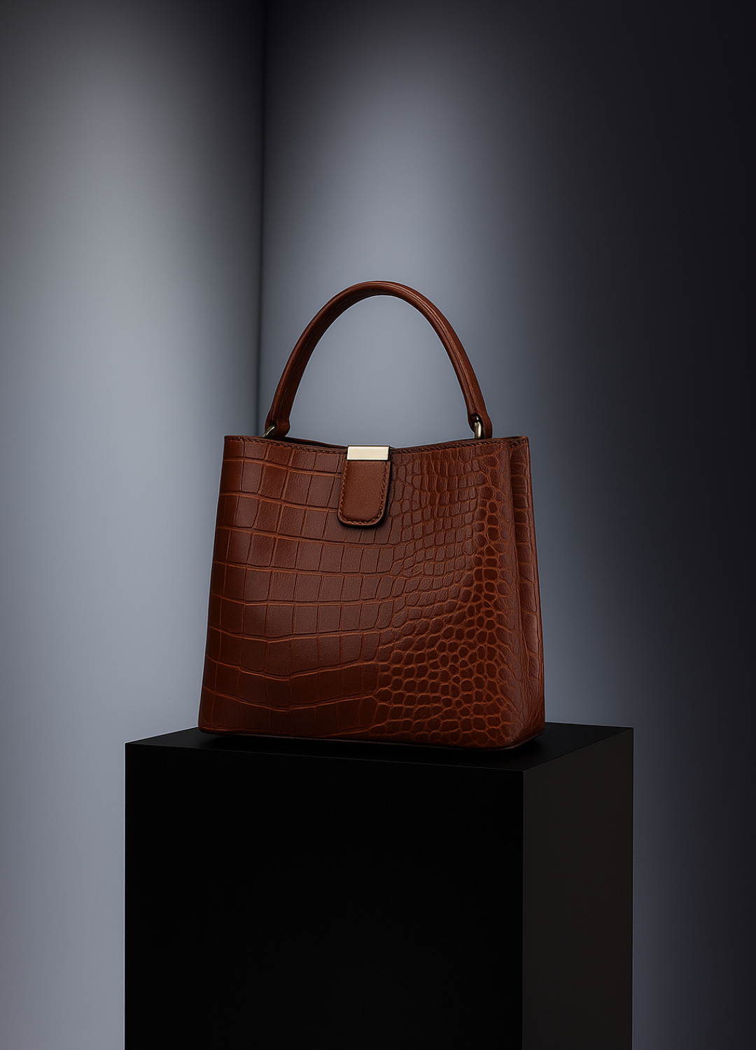 Bolsa Granfina Croco Luxe - FRETE GRÁTIS