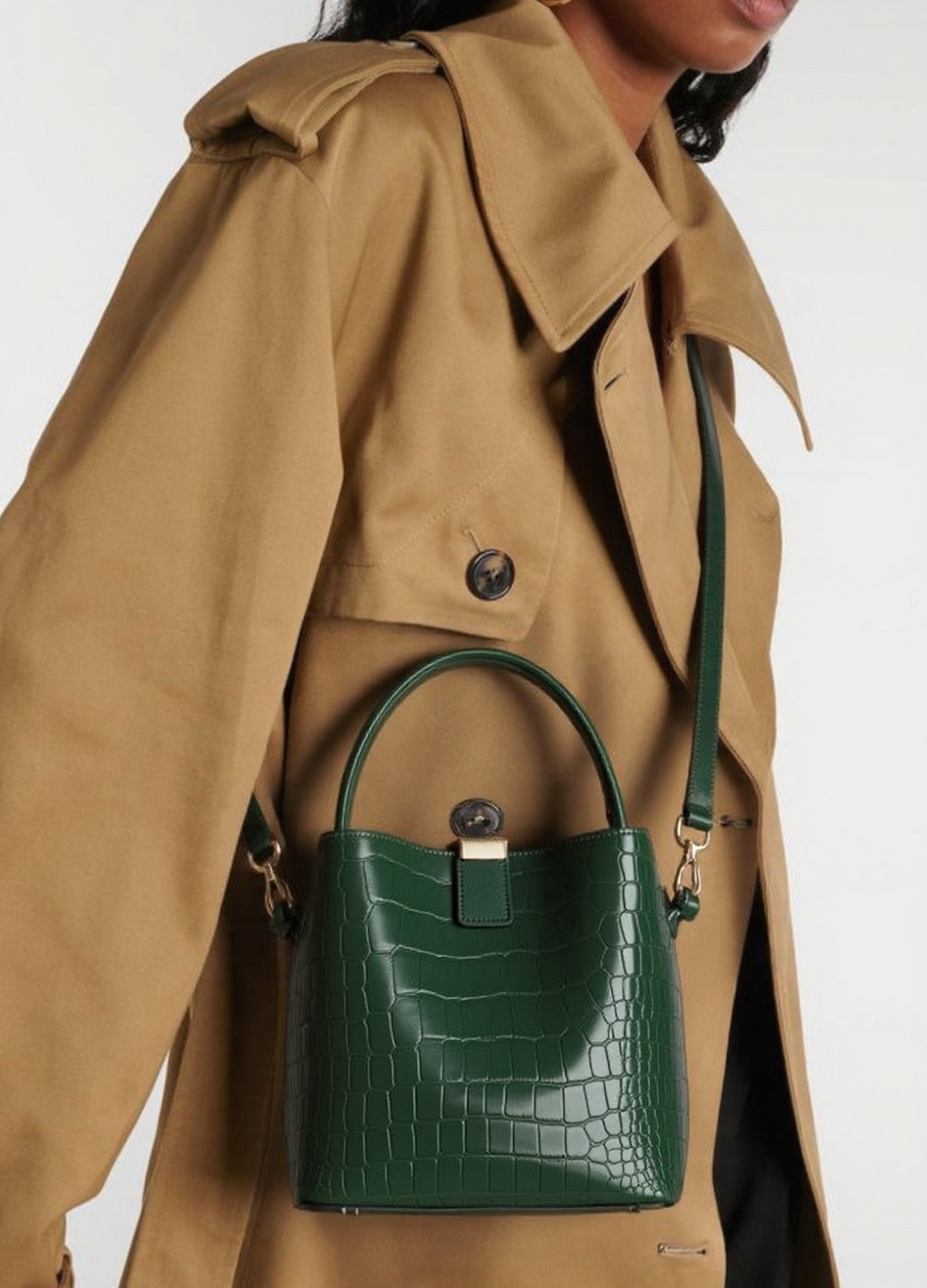 Bolsa Granfina Croco Luxe - FRETE GRÁTIS