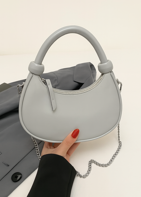 Bolsa de Couro Alvinna  + FRETE GRÁTIS