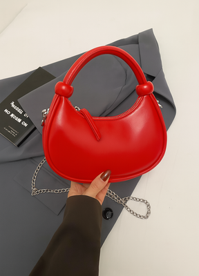 Bolsa de Couro Alvinna  + FRETE GRÁTIS