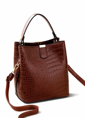 Bolsa Granfina Croco Luxe - FRETE GRÁTIS