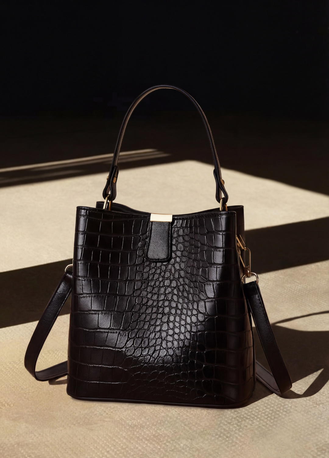 Bolsa Granfina Croco Luxe - FRETE GRÁTIS