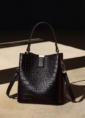 Bolsa Granfina Croco Luxe - FRETE GRÁTIS