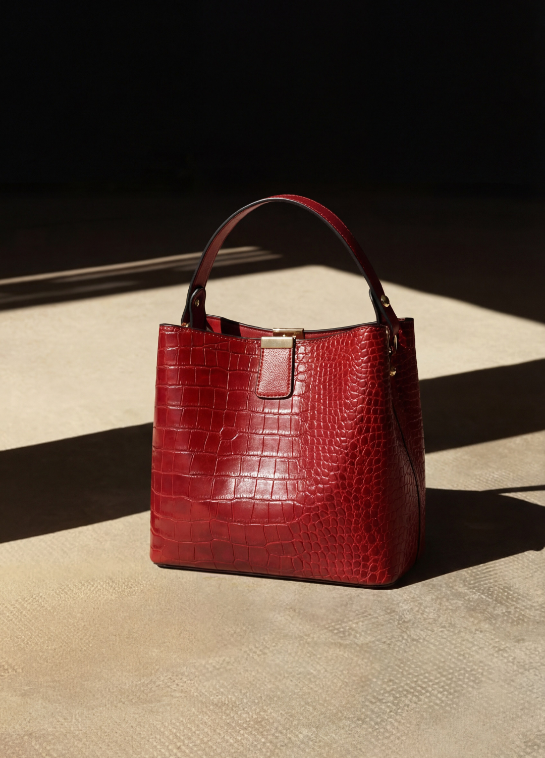Bolsa Granfina Croco Luxe - FRETE GRÁTIS