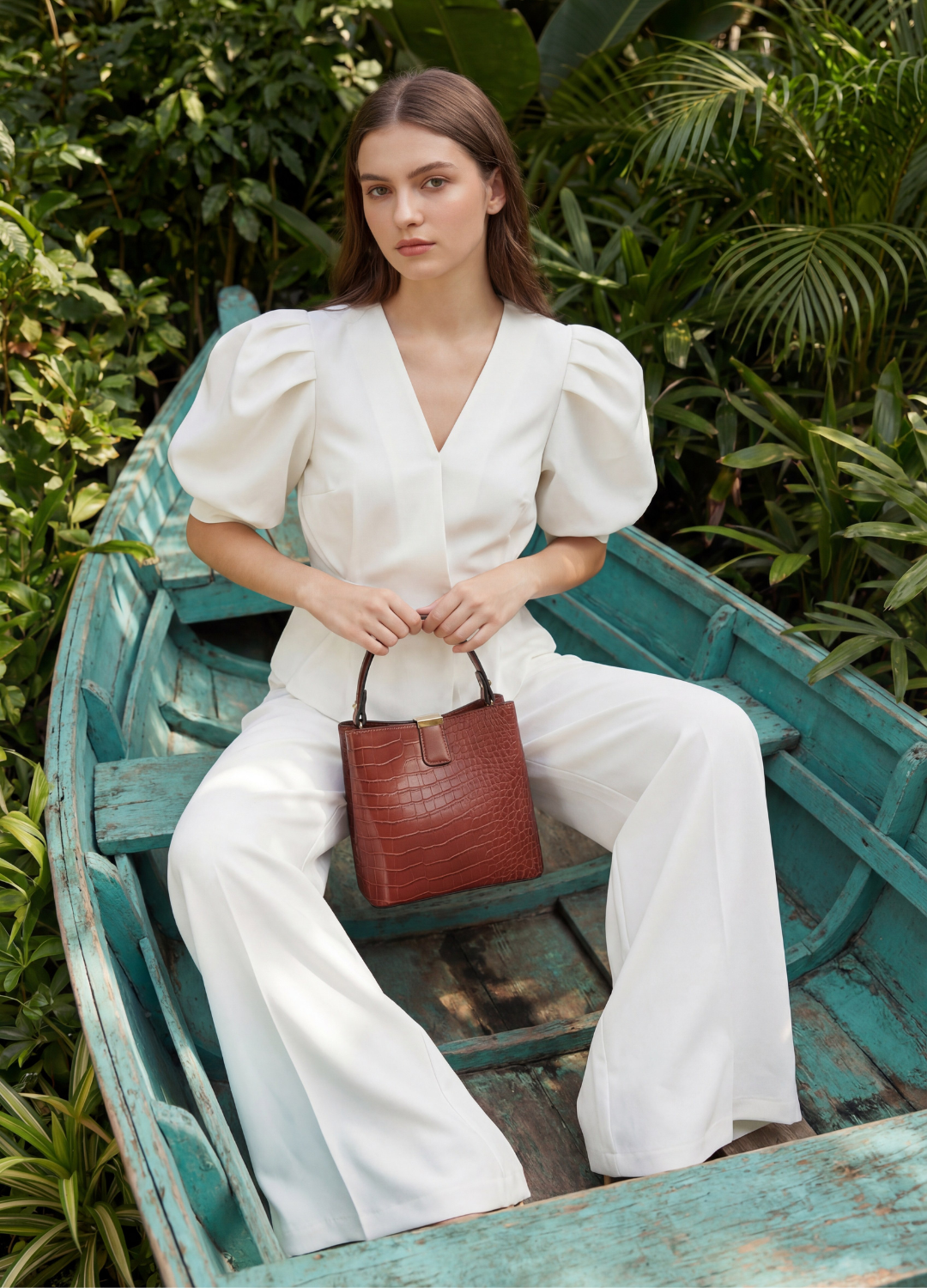 Bolsa Granfina Croco Luxe - FRETE GRÁTIS