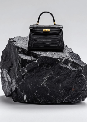 Bolsa Granfina Croco Luxe - FRETE GRÁTIS