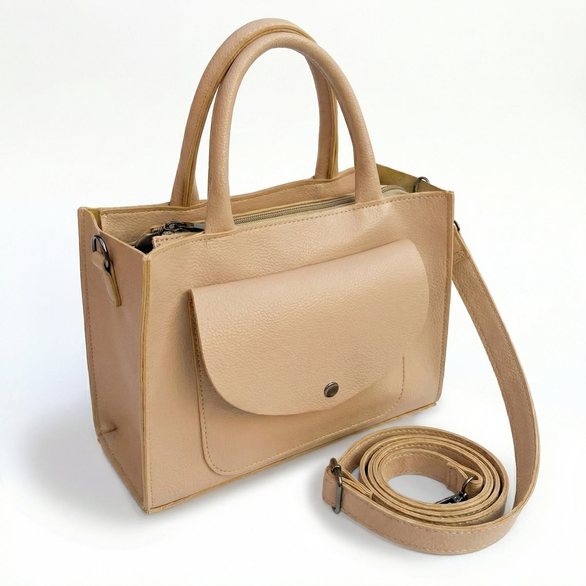 Bolsa Granfina Harmony Beige - FRETE GRÁTIS