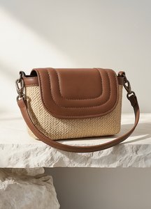 Bolsa Boho Chic Palha Natural - FRETE GRÁTIS