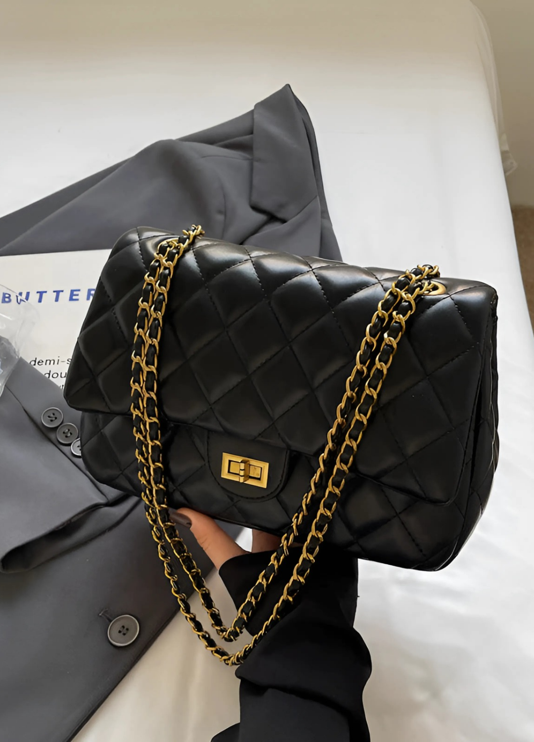 Bolsa De Couro Charm - 30%OFF
