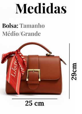 Bolsa Retrô com Lenço - 𝑷𝑹𝑶𝑴𝑶 𝟐𝟗% 𝑶𝑭𝑭 + 𝑭𝑹𝑬𝑻𝑬 𝑮𝑹𝑨𝑻𝑰𝑺