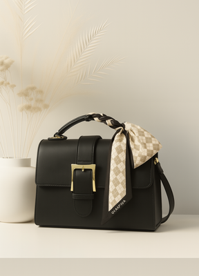 Bolsa Retrô com Lenço - 𝑷𝑹𝑶𝑴𝑶 𝟐𝟗% 𝑶𝑭𝑭 + 𝑭𝑹𝑬𝑻𝑬 𝑮𝑹𝑨𝑻𝑰𝑺